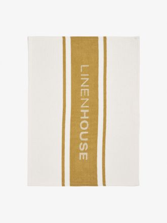 Linen House Chartreuse Tea Towel