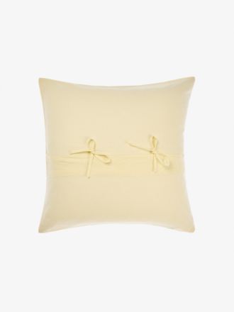 Nimes Lemon Linen European Pillowcase