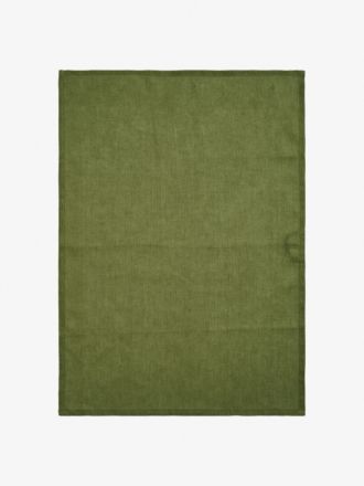 Nimes Moss Linen Tea Towel