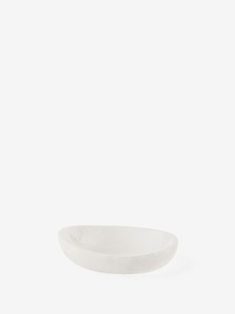 Resin White Nibble Bowl