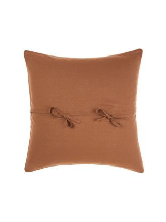 Nimes Cinnamon Linen European Pillowcase