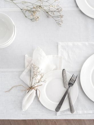 Nimes White Linen Placemat