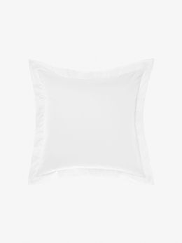 Augusta White European Pillowcase