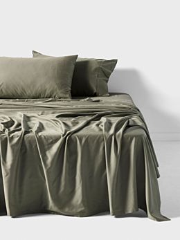 Nara Moss Bamboo Cotton 400TC Sheet Set