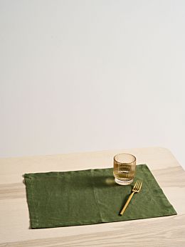 Nimes Moss Linen Placemat