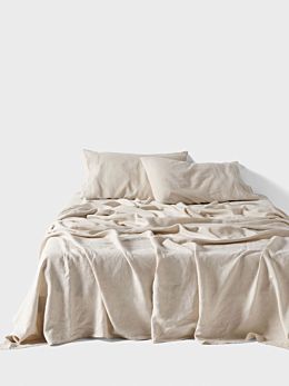 Pure Linen Natural Sheet Set