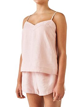 Nimes Rose Linen Cami