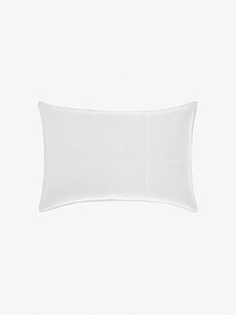 Nimes White Linen Pillow Sham Set