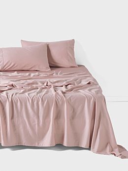 Surf Wash Dusty Rose 400TC Sheet Set