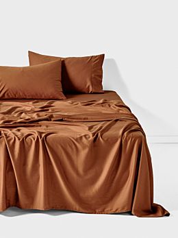 Surf Wash Rust 400TC Sheet Set