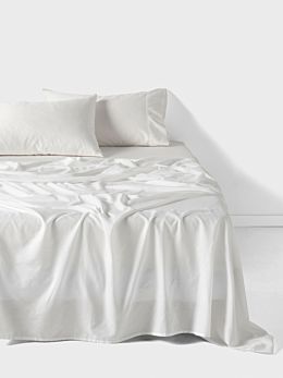Surf Wash White 400TC Sheet Set