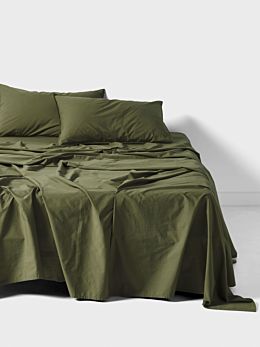 Terra Organic Cotton Olive Sheet Set
