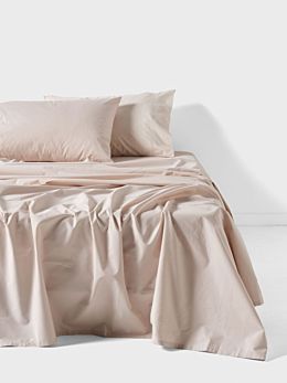 Winton 300TC Pink Cotton Percale Sheet Set