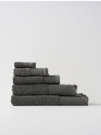 Eden Charcoal Towel Collection
