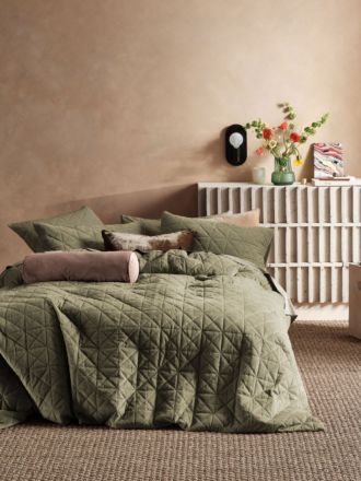 Heath Eucalyptus Quilt Cover Set