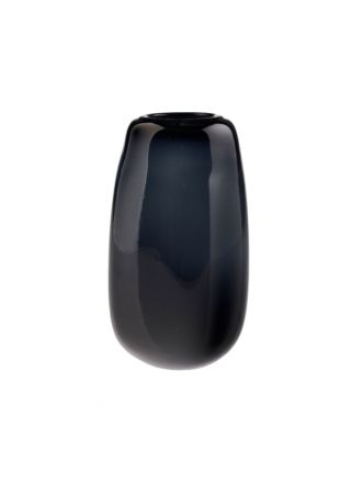 Indiana Black Vase 22cm