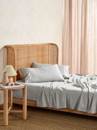 Nara Silver Bamboo Cotton 400TC Sheet Set