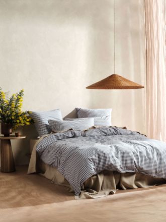 Springsteen Blue Quilt Cover Set