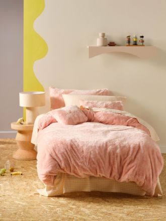 Milly Soft Pink Quilt Cover Set