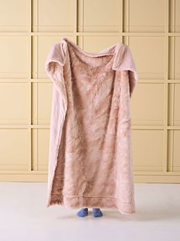 Selma Pink Salt Throw