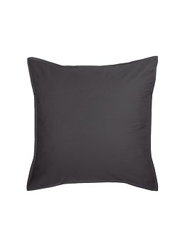 Nara Bamboo Cotton Charcoal European Pillowcase