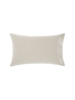 Nimes Natural Linen Standard Pillowcase