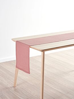 Nimes Rosette Linen Table Runner