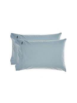 Winton Mid-Blue Standard Pillowcase Pair