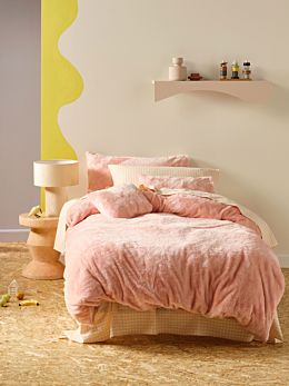 Milly Soft Pink Quilt Cover Set