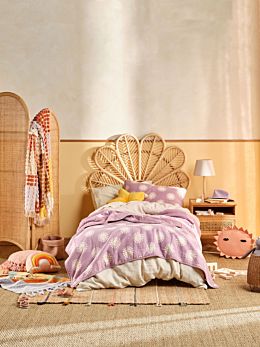 Sunny Day Orchid Coverlet Set