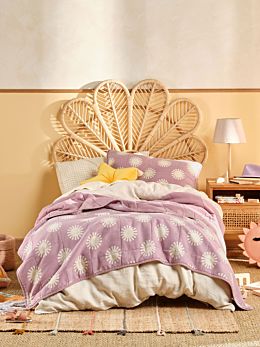 Sunny Day Orchid Coverlet Set